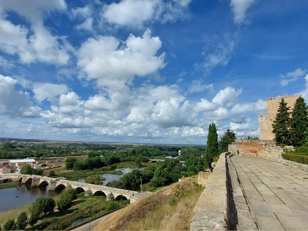 Vistas desde el mirador de la muralla de Ciudad Rodrigo